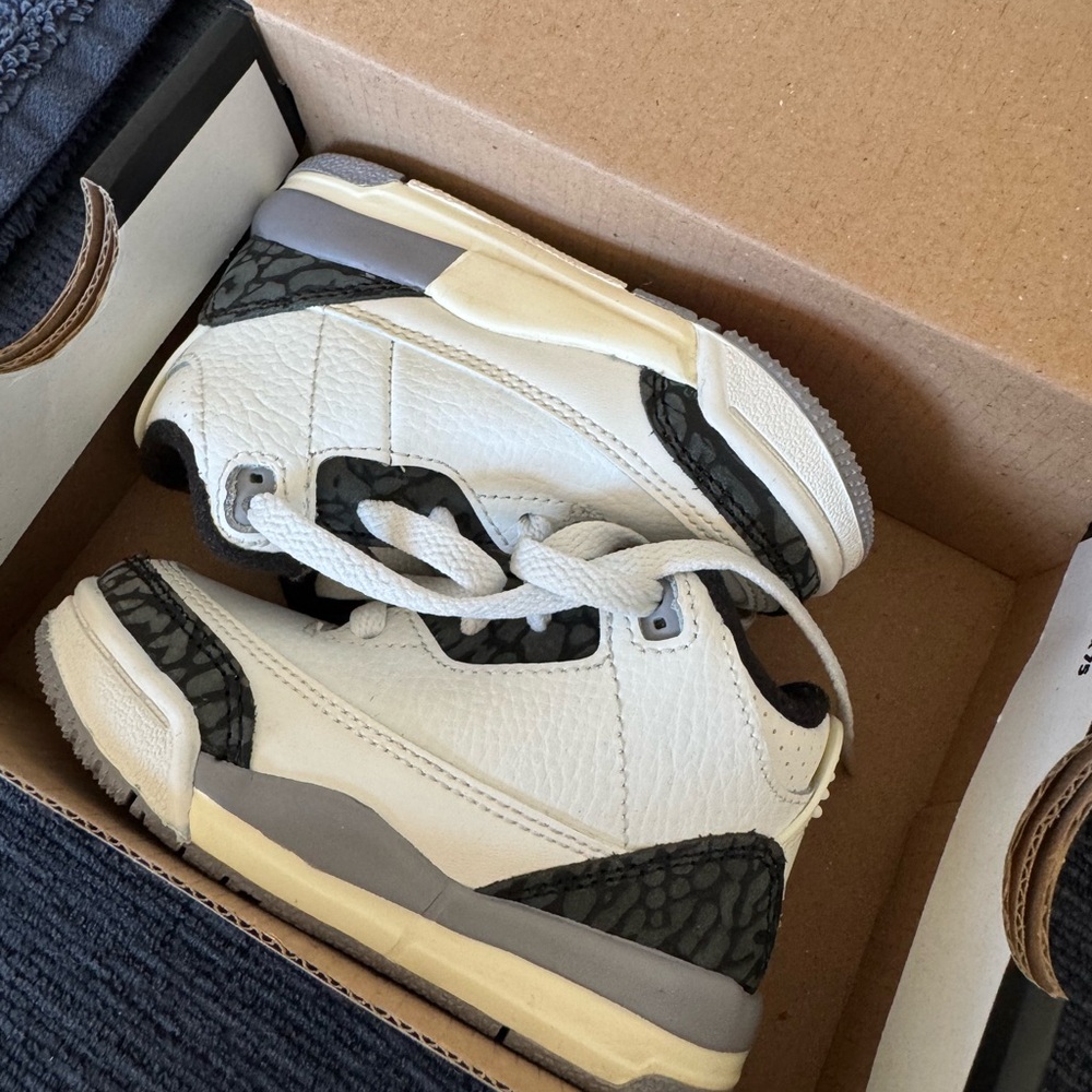 Jordan 3 Retro Black and Gold Sneakers